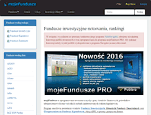 Tablet Screenshot of mojefundusze.pl